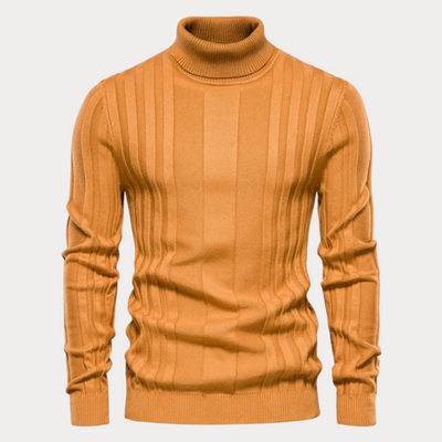 Herren Strickrollkragenpullover