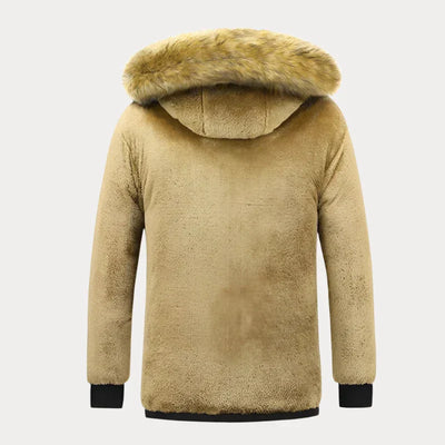 Herren Winter Parka Jacke mit Fronttaschen