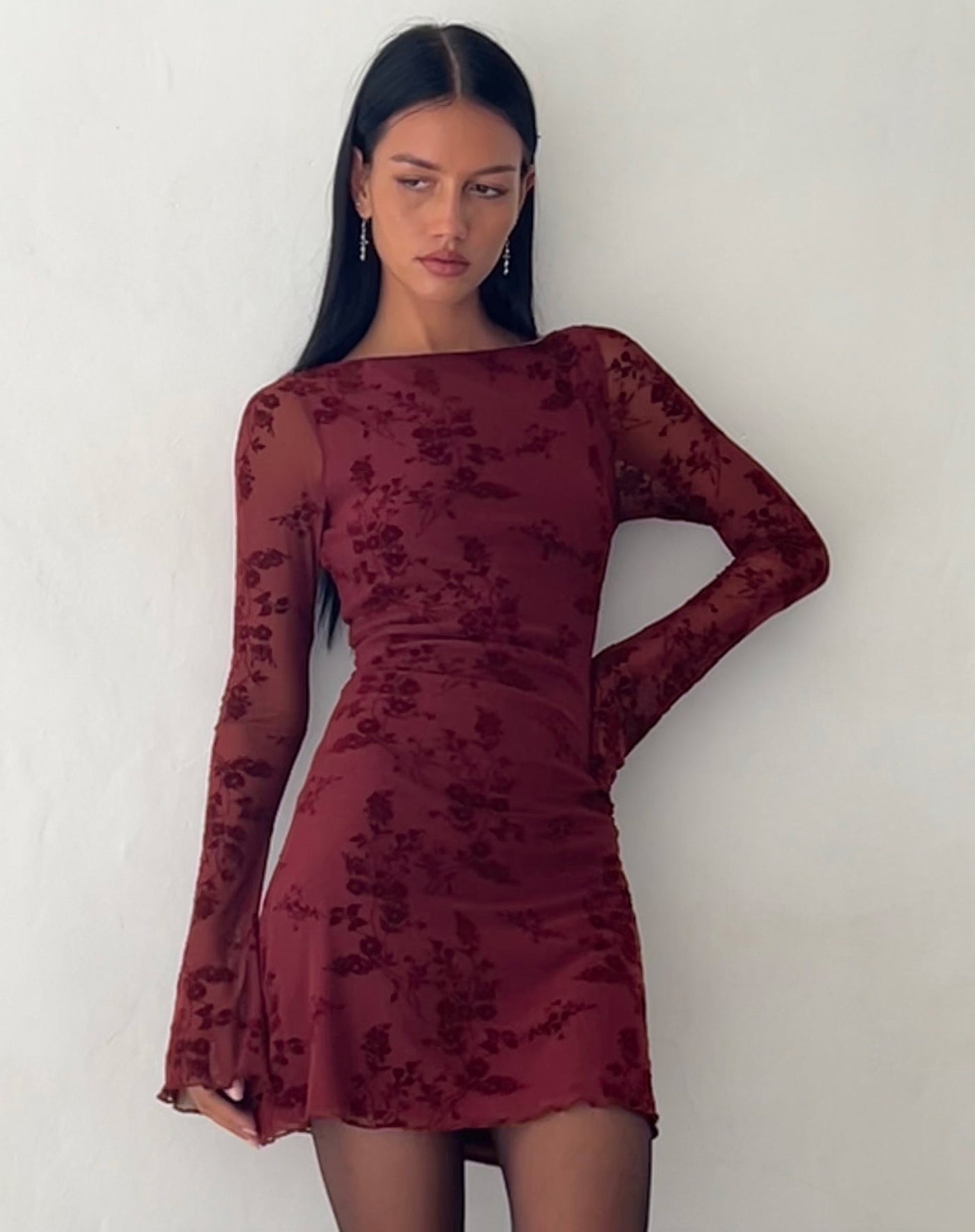 Giselle® | Minikleid mit langen Ärmeln