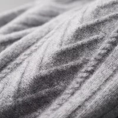 100% Cashmere Pattern Weste