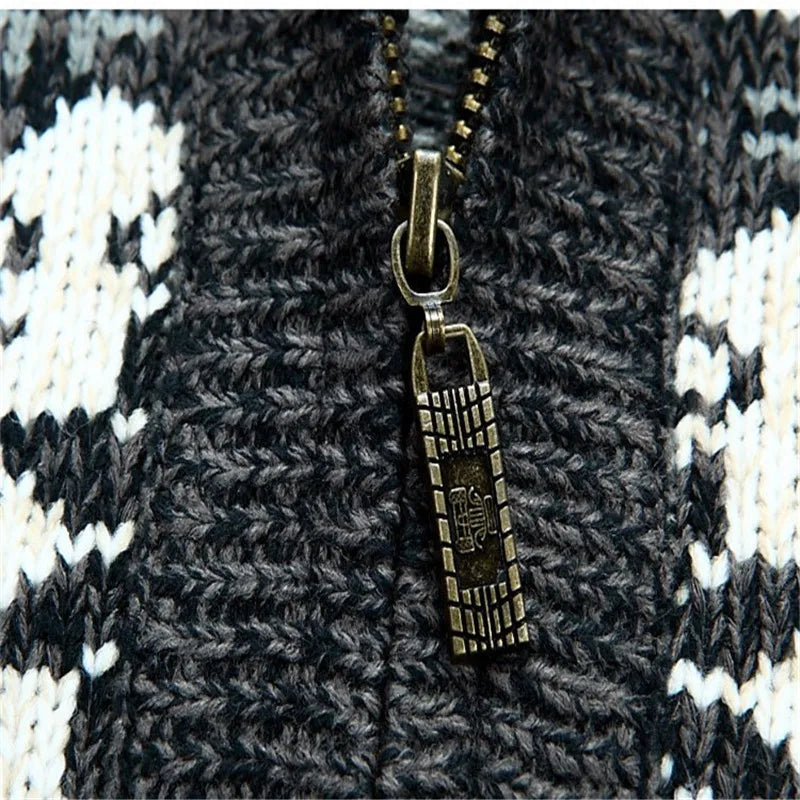 Thomas | Zip-Up Vintage Cardigan