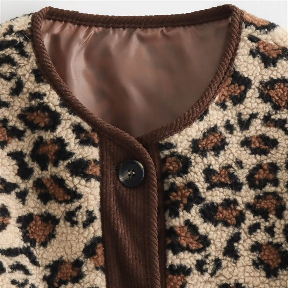 Sofia - Mantel Leopard Frau