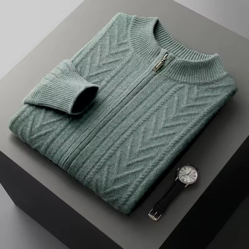 100% Cashmere Pattern Weste