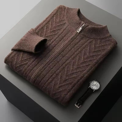 100% Cashmere Pattern Weste