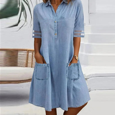 Ylva - Luftiges Denim-Kleid für einen leichten Look