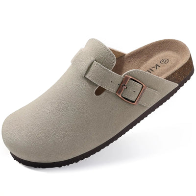 Unisex Klassisch Gürtel Detail Flache Clogs | Sommer