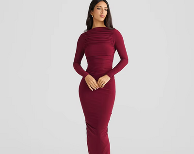 Marina - Elegantes Neckholder-Kleid