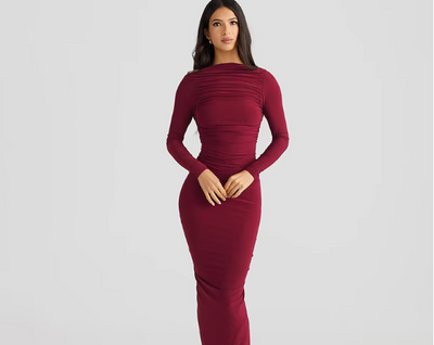 Marina - Elegantes Neckholder-Kleid