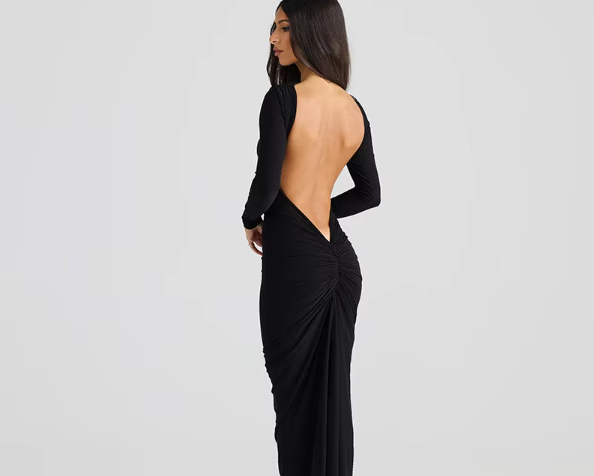 Marina - Elegantes Neckholder-Kleid