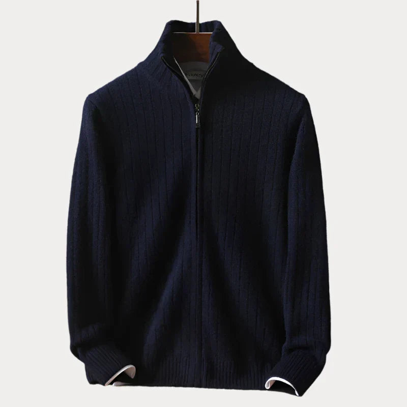 Strickjacke mit Reißverschluss für Herren