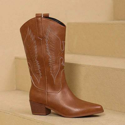 Cowboy Boot - Westernstiefel mit Aufdruck