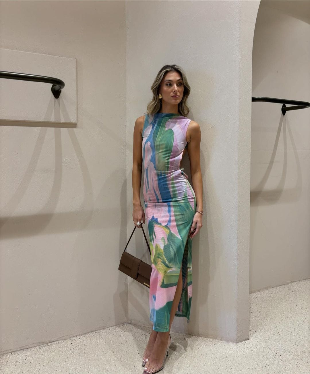 Hannelore | Sinnliches Maxikleid mit verführerischem Rückenausschnitt