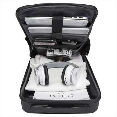 Herren Hartschale Sicherheits Gadget Tasche | Anti-Diebstahl