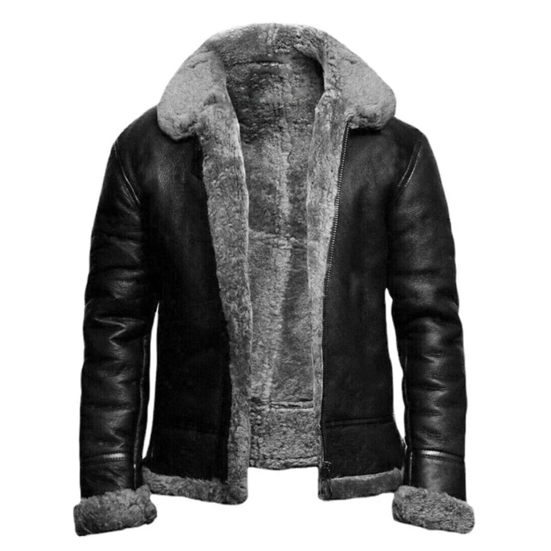 Flauschige Jacke für Herren