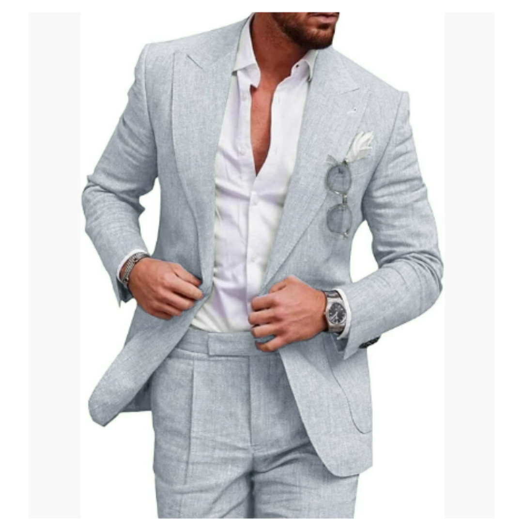 Zweiteiliger Hochzeitsgastanzug Für Herren | Formell