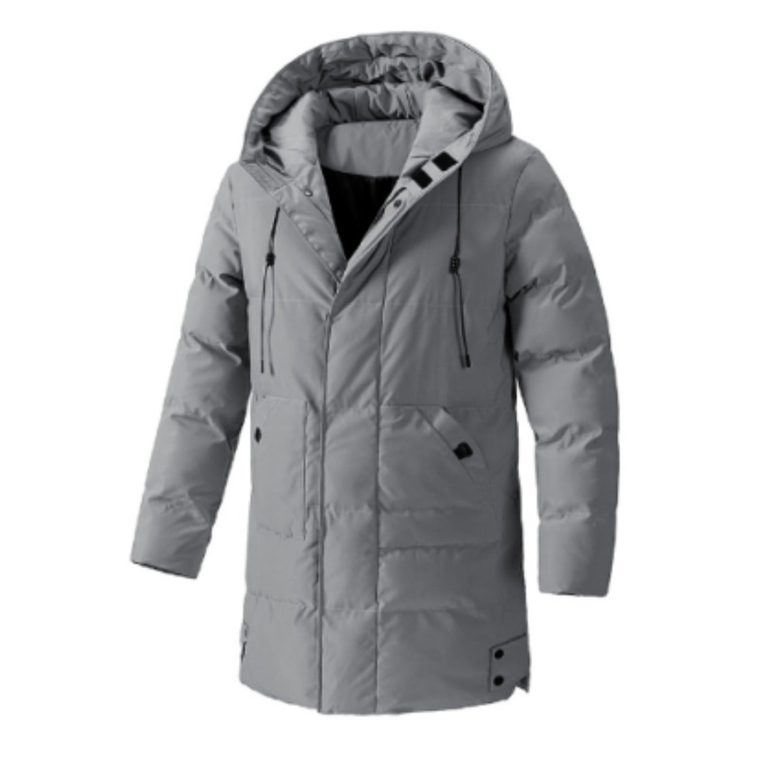 Herren Multi-Taschen Isolierter Kapuzen Jacke | Winter
