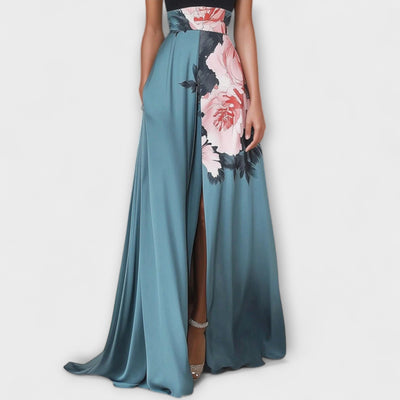 Natalie - Floral A-Line Maxi Dress