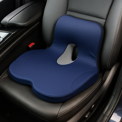 Zenvora | L-förmiges Sitzkissen aus Memory-Schaum mit Lendenwirbelstütze