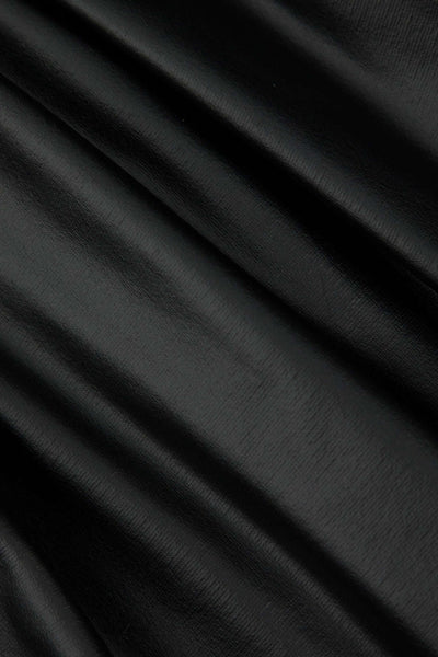 Cordula | Extravaganter Ballon-Minirock aus Kunstleder mit elastischem Bund