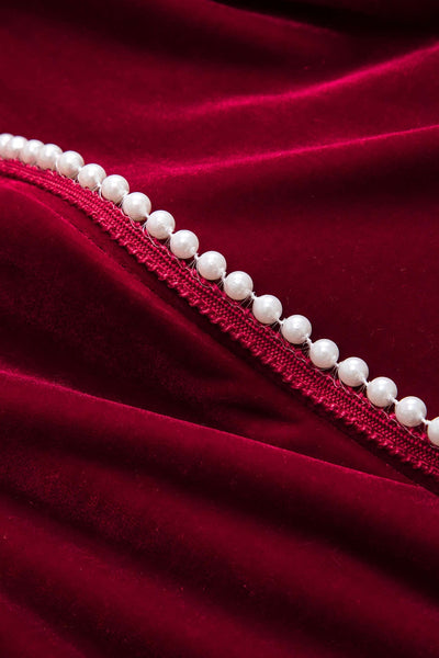 Fritzi | Edles Samt-Top mit Plisseerock