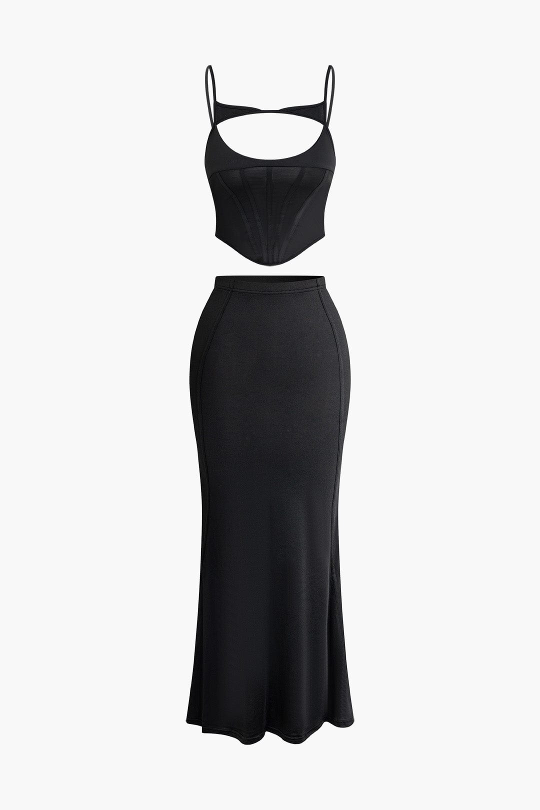 Amaya | Corsagen-Top & Maxirock – Ein Hauch von Glamour für besondere Anlässe