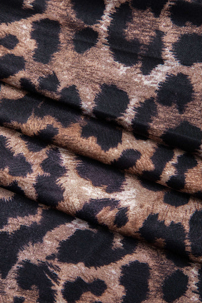 Amelie | Verführerisches Leopard-Maxikleid – Sinnlicher Look mit Beinschlitz