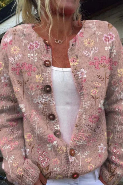 Sanne - Bunter Floral Cardigan