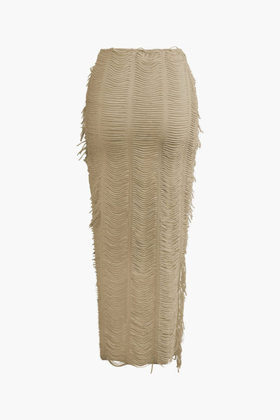 Charlene | Fransen-Zweiteiler mit Top & Rock