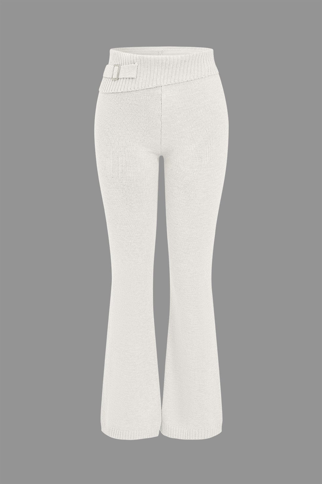 Ava | Strick-Set mit Kapuzenjacke & Schlaghose