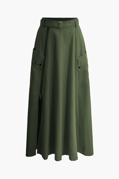 Asteria | Stilvolles Zweiteiler-Set mit Crop-Top & Maxirock