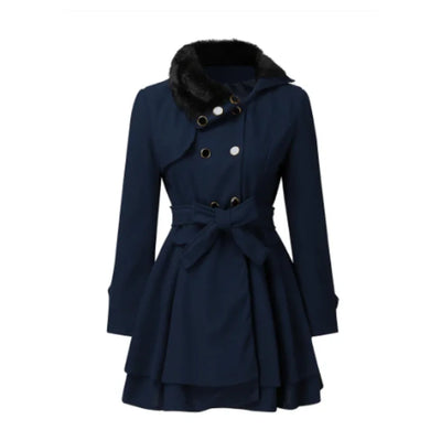 Damen Trenchcoat mit Gürtel