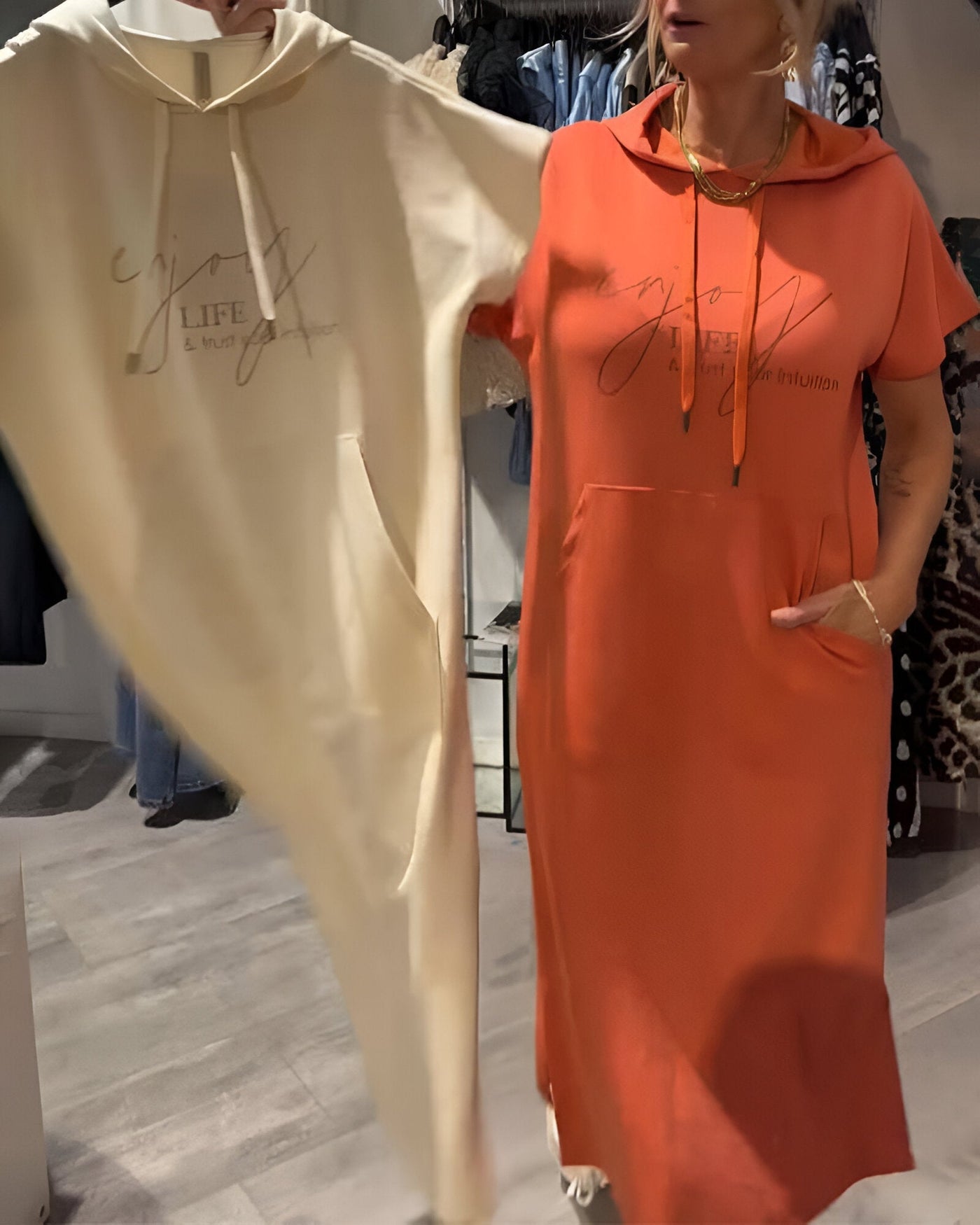 Catalina | Bequemes Hoodie-Kleid