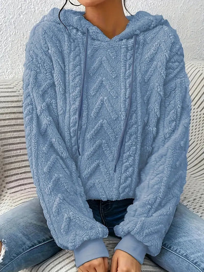 Kuscheliger Plüsch-Strickpullover