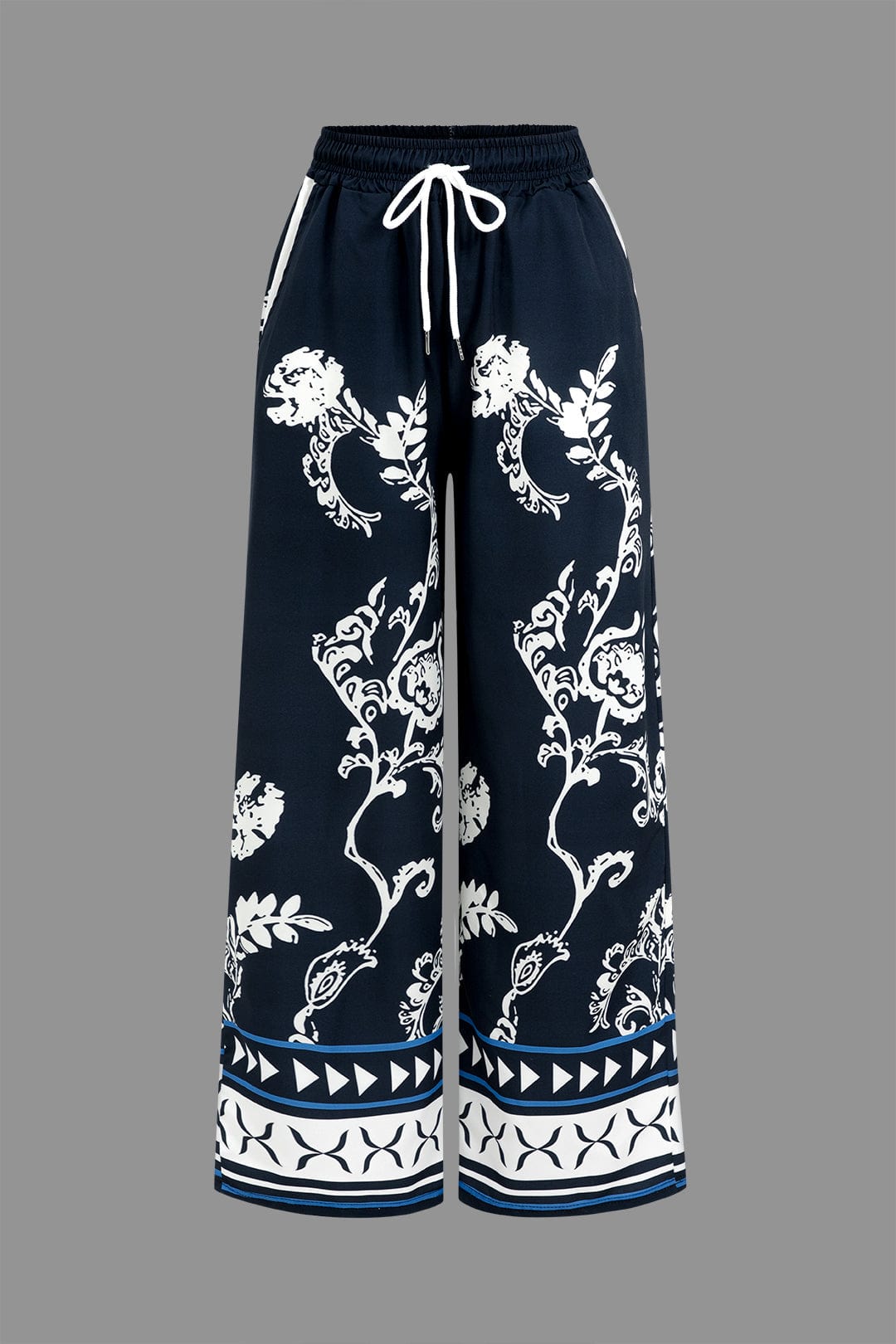 Zahara | Boho-Zweiteiler mit Bluse & Weitbein-Hose