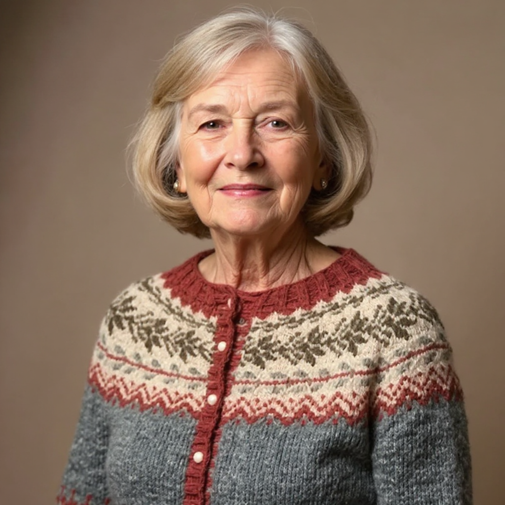 Evie | Vintage Island-Strickjacke