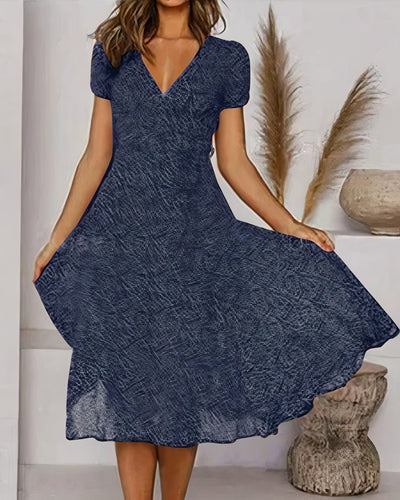 Geblümtes Chiffonkleid für den Sommer - Valentina