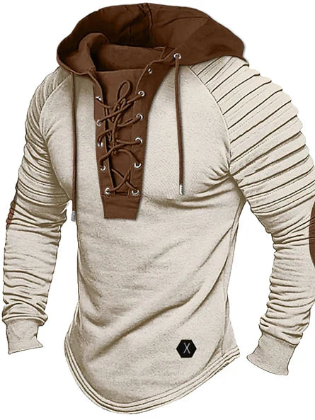 Pullover Herren Mit Kapuze | Schnürung Streetwear Stil