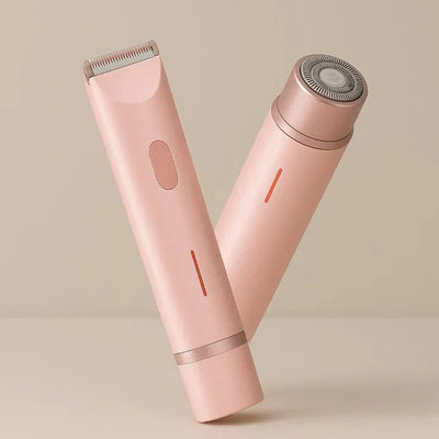 Elektrischer Damenrasierer | Sanfte Haarentfernung | Doppelkopf | Wasserdicht | Kabellos