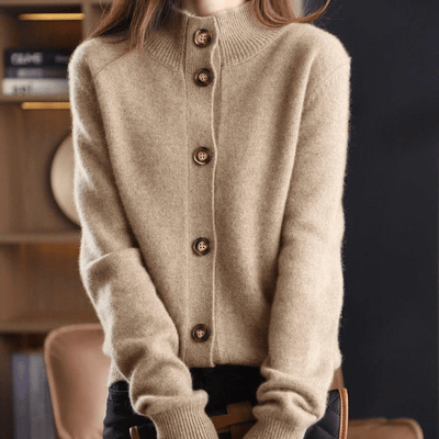 Anny | Luxuriöser Cashmere Strickcardigan