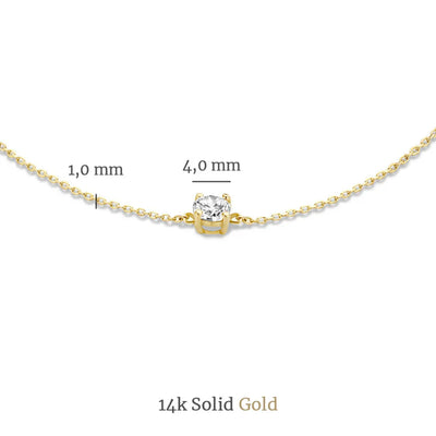 Cléa Moissanite Stone Set | Gold