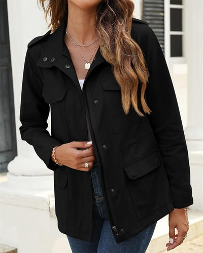 Modern Schicke Jacke Für Damen | Reißverschluss