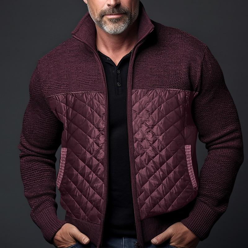 Herren Steppjacke mit Stehkragen