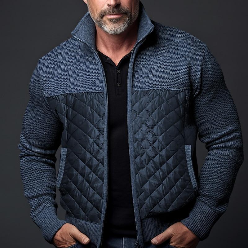 Herren Steppjacke mit Stehkragen