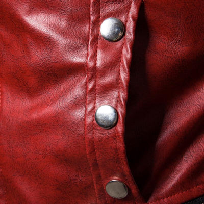 Herren Vintage-Jacke mit abnehmbarem Kragen