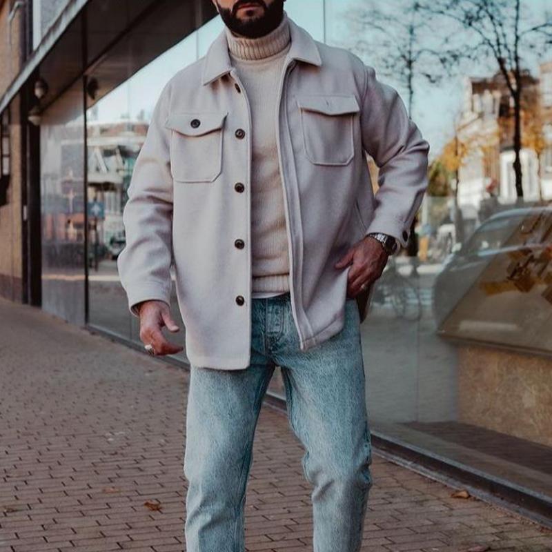 Herren-Jacke mit Brusttaschen