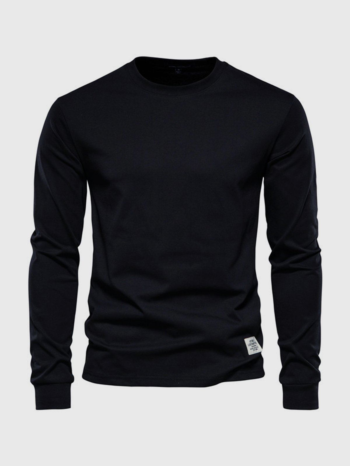 Pullover Herren Langarmshirt Rundhals | Basic Style