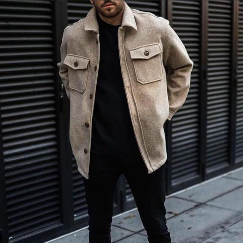Stilvolle Herrenjacke mit Knöpfen