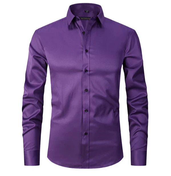 Formelles Langarmhemd Für Herren | Tailliert
