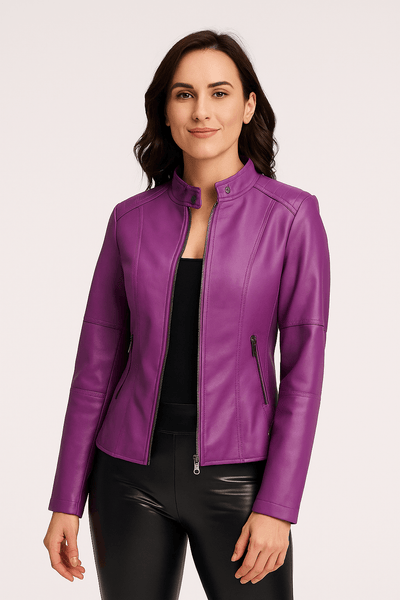 Schicke Maßgeschneiderte Lederjacke