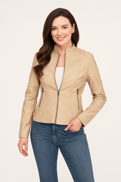 Schicke Maßgeschneiderte Lederjacke